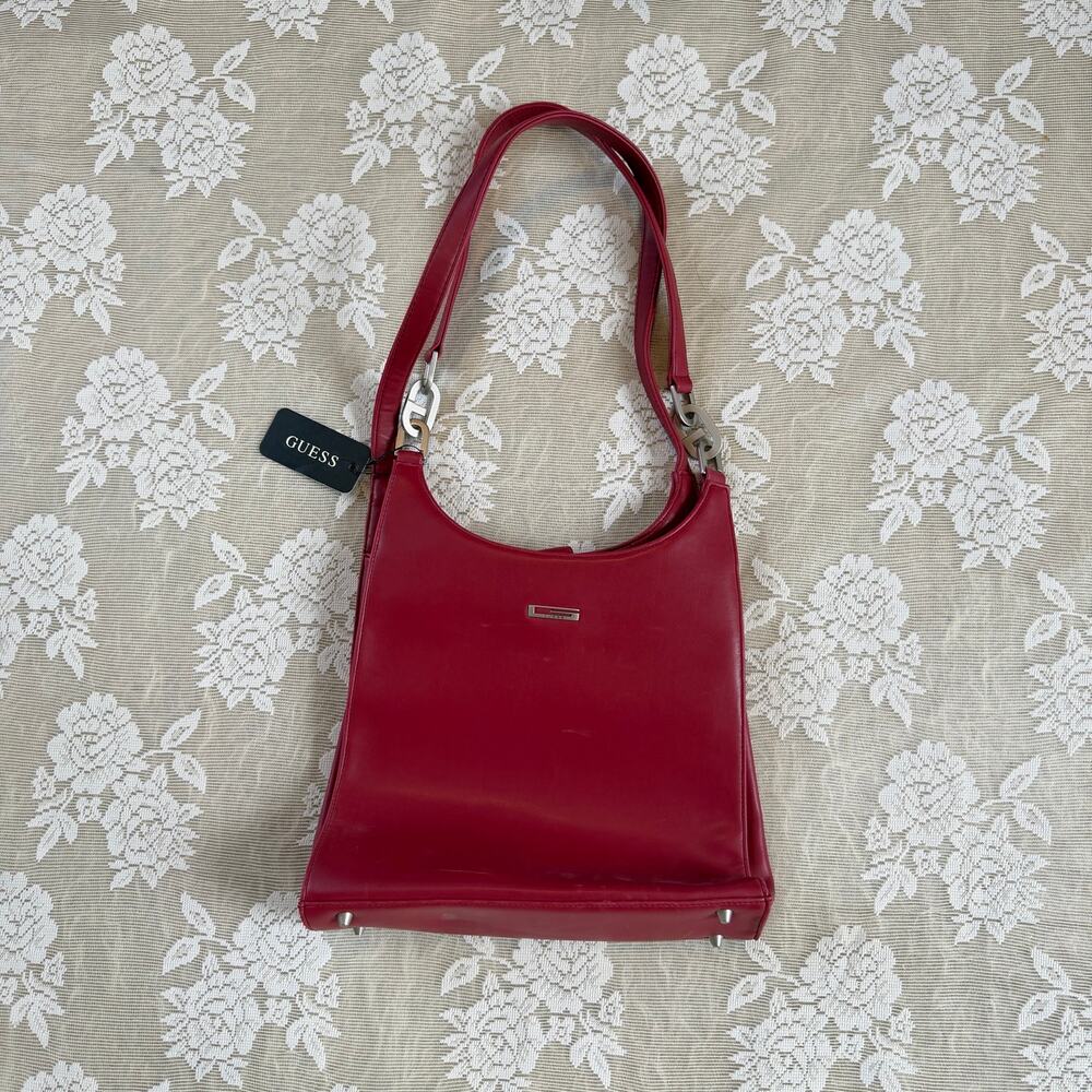 Vintage Y2K Guess Red Shoulder Bag NWT